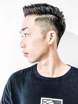 フジヤマ バーバー ショップ(FUJIYAMA BARBER SHOP) ショートレイヤーソフトツーブロック ビジカジ