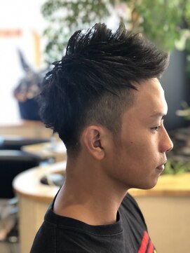 ソードリーフ ヘアーアンドスパ 鶴見店(swordlief hair&spa) ツーブロックスパイキーショート