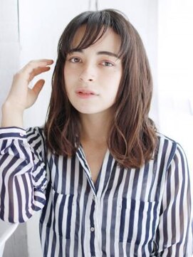 ヘアメイク ナル(hair make nalu) Aラインの透け感ゆるカール