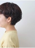 イメチェン/美髪/外ハネボブ/ショート[自由が丘/パーマ]