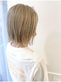 ハイトーン★切りっぱなしあご下ボブ