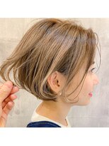 レトン 銀座(leton)&nbsp;ビタミンカラー/ワンレンボブ/くびれヘア/テラコッタ/オン眉