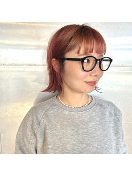 リットヘアー(litto hair) 《切りっぱなしボブ・フラッシュピンク》