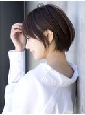 前髪あり小顔ショートボブ20代30代40代【AIN.表参道】川原大地