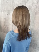 アンダーバーホワイト 浜松店(_WHITE) 逆インナーカラー×ウルフカット M