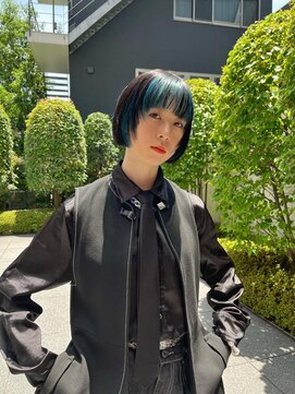 アルカナ 明治神宮前原宿(ARCANA) ショコラアッシュ ヘルシースタイル　ふんわりカール　大人ボブ