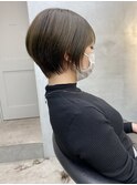 【伊勢】大人美人ショート/セクションカラー/ペールベージュ