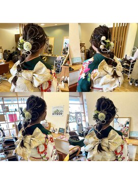 ヘアーコレット(hair Colet) 成人式ヘアーセット