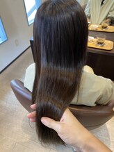 SNSなどで話題の酸熱トリートメントで叶う♪★髪質改善★　【オーガニックカラー/髪質改善/イルミナ】