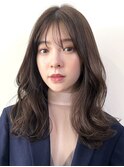 ミディアムボブくびレイヤー似合わせカットハッシュカット