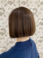 ルシエル バイ カトレアグループ(Le Ciel)&nbsp;30代40代50代ショートボブツヤ髪スタイル