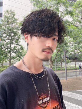 ロンド ローガン 名駅(Lond LOGAN) パーマ職人Ryu指名波巻スパイラルパーマで大人色気髪