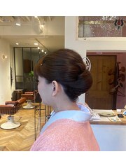 入学式ヘアセット