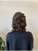 ◎ボブハーフアップヘアアレンジ◎