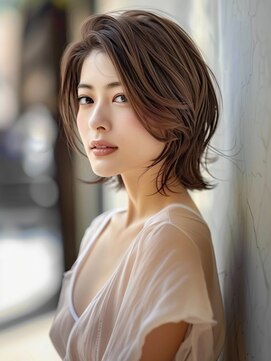 アルトリスト(Altruist Aging×HAIR&SPA) ☆イメチェンピンクベージュアンブレラカラー前髪クールショート