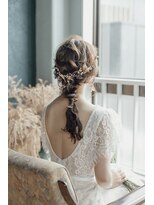 プロム(plom)&nbsp;【佐藤担当】ウェディング編み下ろしアレンジ