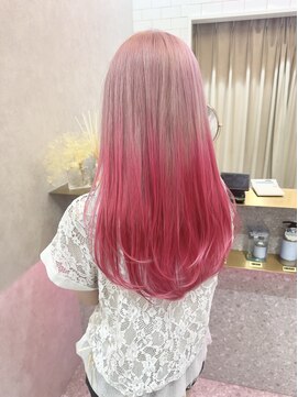 ロンド レア 天神大名店(Lond Le’a) 天神大名ダブルカラーハイトーンレイヤーカットルーツカラー