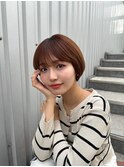 髪質改善*マロンブラウンショート*美髪【Zina京都河原町】