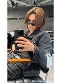 NEXTNEO石井/ロン毛レイヤーカットセンターパートウルフメンズ