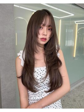 ボタン ハカタ(VOTAN hakata) 【柿本真優】レイヤーロング/秋色/くすみベージュ