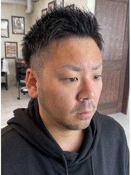 グレイスフルバーバーロンドン 大宮店(Graceful Barber London) ロンドンスパイキーショート【大宮/バーバー】