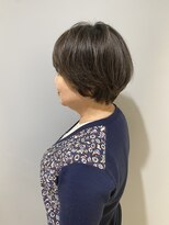 シェノン 赤羽店(CHAINON)&nbsp;マッシュショートマニキュア艶感ダークブラウン赤羽人気美容室