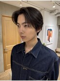ベリーショート/ダークアッシュ/ニュアンスパーマ/韓国マッシュ