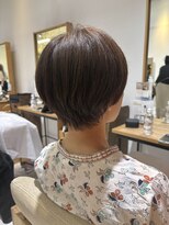 ショート/マッシュ/マニッシュ/ブラウン/髪質改善