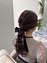 クレアトゥールウチノ(CREATEUR Uchino)&nbsp;編み込みアレンジ