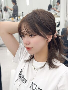 アマトウキョウスマートサロン(AMA TOKYO×Smart Salon) くびれレイヤー/顔まわりカット/くびれ巻き/レイヤーカット