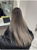 ホワイトシルバーバレイヤージュ