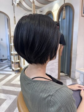 ロンドアベニール 北千住(Lond avenir) 暗めカラー/レイヤーカット/マロンベージュ/くすみベージュ/