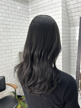 レガーレ(Legare) 【広島韓国ヘア】韓国レイヤーカット×透明感グレーブラック！