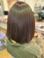 フィールモード ワイアールピー 野比駅前店(FEEl MODE YRP) パッツンボブ