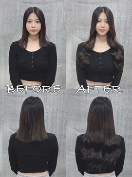 リップ 大阪本店(LIP) 【レミー100%最高級人毛/ロング】シールエクステ60枚