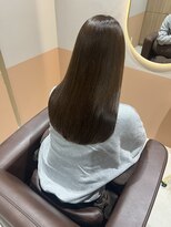 ユニ バイ ミリィ 四日市(uni by mily)&nbsp;【uni馬場】シアーブラウン/髪質改善/TOKIO/セミロング