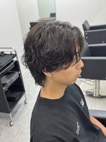 ブライト(BRIGHT) ニュアンスサーフカールセンターパートウルフ