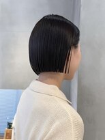 ニコ トウキョウ(nico TOKYO)&nbsp;20代30代ショートボブ前髪ありボブミニボブ顔周りレイヤーカット