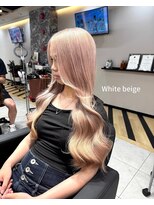 ラピス 大阪アメ村店(Lapis)&nbsp;ブリーチし放題でしたい髪色に！ホワイトベージュ