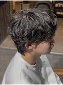テテ風シャドウパーマ