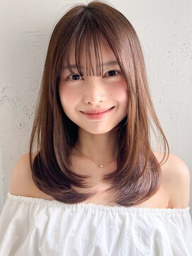 キリ 表参道(kyli) エアリーカールモテ髪外ハネボブ前髪愛されレイヤーカット