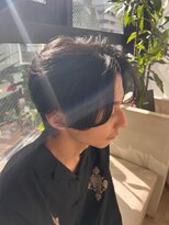 ジーナ オム 札幌(Zina Homme) リバースセンターパート*黒髪*メンズサロン*Zina Homme札幌