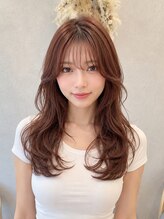 テクライズ 刈谷店(TECHRISE)&nbsp;レイヤーカット/顔まわり小顔カット/透明感カラー