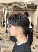 毛流れパーマ