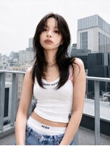 ヒール 銀座(heel)&nbsp;小顔に見せるワンホン＆韓国ヘア/顔周りレイヤーカット