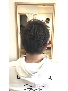 ナップス ヘア スタイル(naps hair style) 無造作アップバンクショート