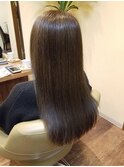 ロングアッシュカラースタイル