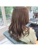 アッシュベージュ×ミディアム