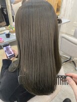 ジーナ 銀座(Zina) オリジナル髪質改善×オリーブグレージュ