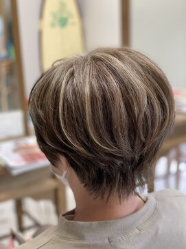 リシャール(R’E CHALE) ショート×ハイライト